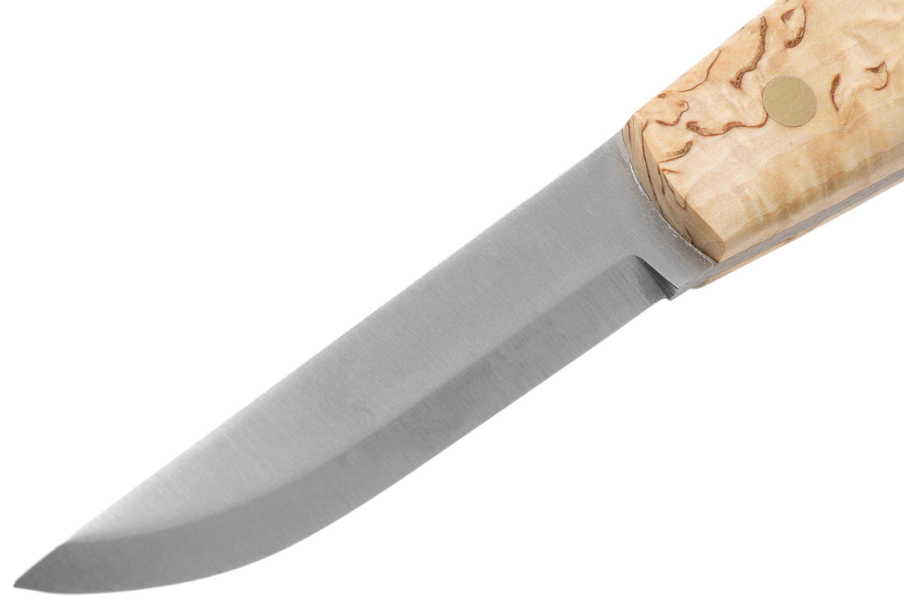 Nordic Knife Design Korpi 90 Curly-birch, 2040 fixed knife ...