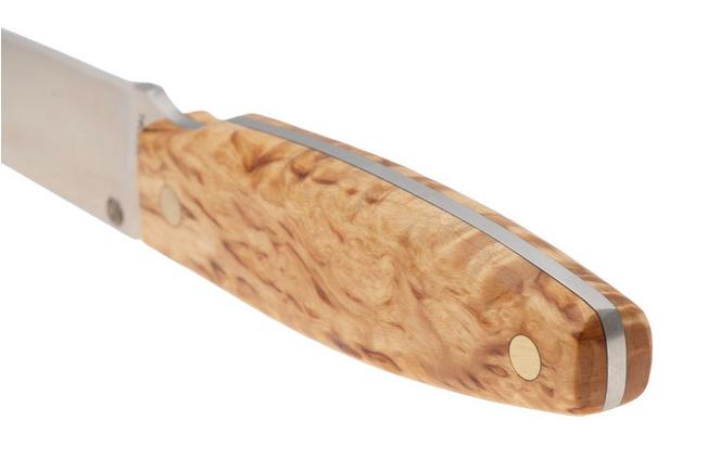 Immagine per Nordic Knife Design Otter 2055, Satin 14C28N, Curly Birch, coltello fisso