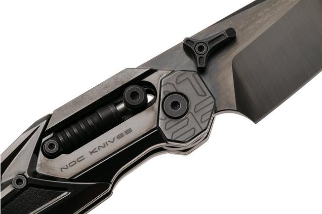 Afbeelding voor NOC Knives MT-33, MT-3324, Black DLC Böhler M390, Zirconium Black Titanium zakmes