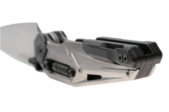 Afbeelding voor NOC Knives MT-33, MT-3329 Satin Böhler M390, Black Grey Titanium zakmes