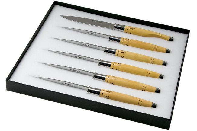 Christian Ghion Set of 6 Stainless Steel Steak Knives