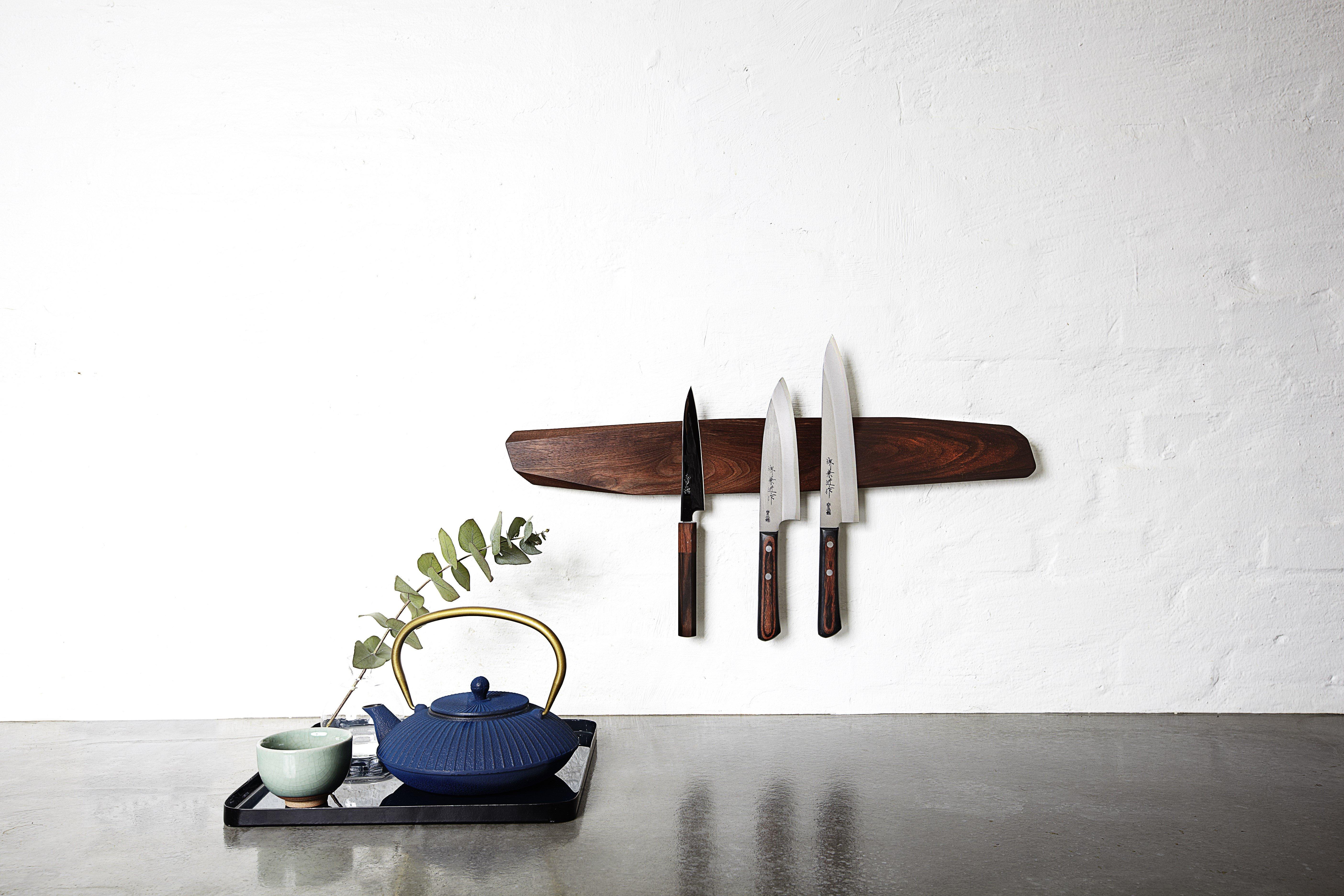 Barre magnétique pour couteaux et ustensiles de cuisine, longueur 40 cm