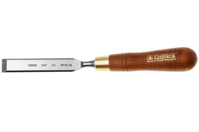 Afbeelding voor Narex Wood Line Plus Cranked Neck Paring Chisel 813319, steekbeitel met gebogen hals, 19 mm