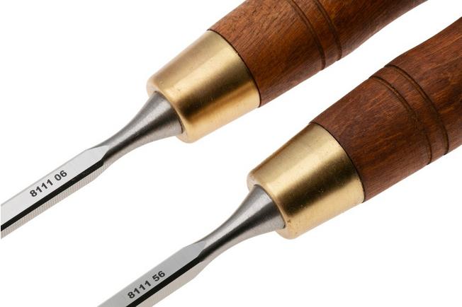 Afbeelding voor Narex Wood Line Plus Skew Chisel Set 851656, schuine beitelset 6 mm 30°, 2-delig