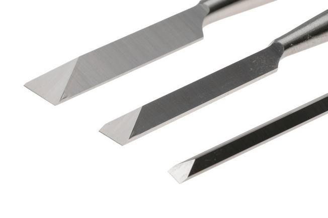 Afbeelding voor Narex Wood Line Plus Dovetail Chisel Set 852100, zwaluwstaartbeitelset, 3-delig (6-12-19 mm)