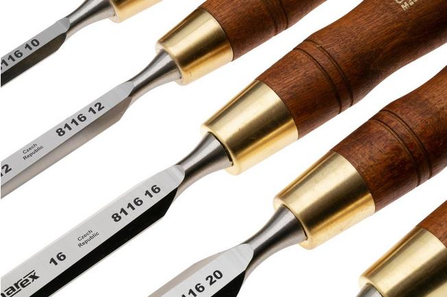 Afbeelding voor Narex Wood Line Plus Premium Bevel Edge Chisel Set 853200, beitelset, 6-delig (6-10-12-16-20-26 mm)