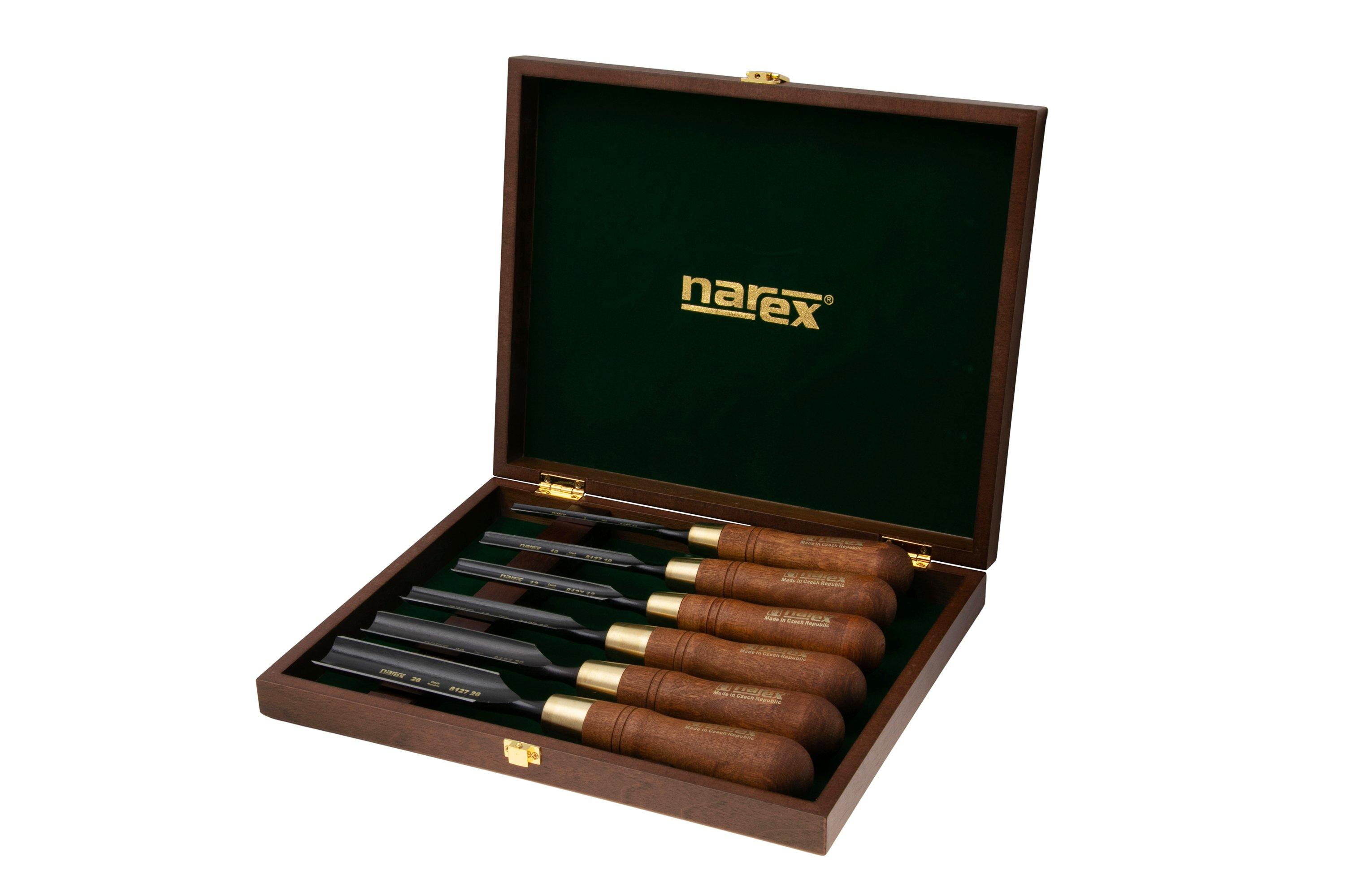 Narex Wood Line Plus Firmer Gouge Set 853300, gouge set 8-10-12-16-20 ...