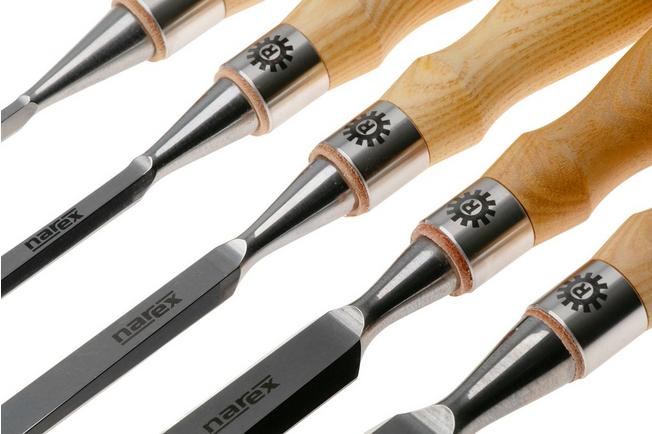 Afbeelding voor Narex Richter Premium Bevel Edge Chisel Set 853600, beitelset, 5-delig (6-10-12-19-26 mm)