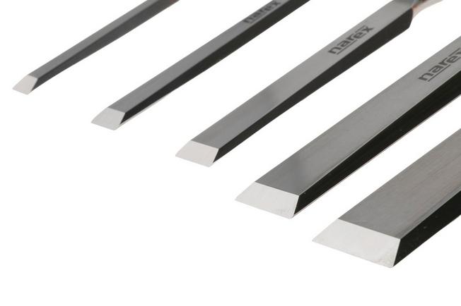 Afbeelding voor Narex Richter Premium Bevel Edge Chisel Set 853600, beitelset, 5-delig (6-10-12-19-26 mm)