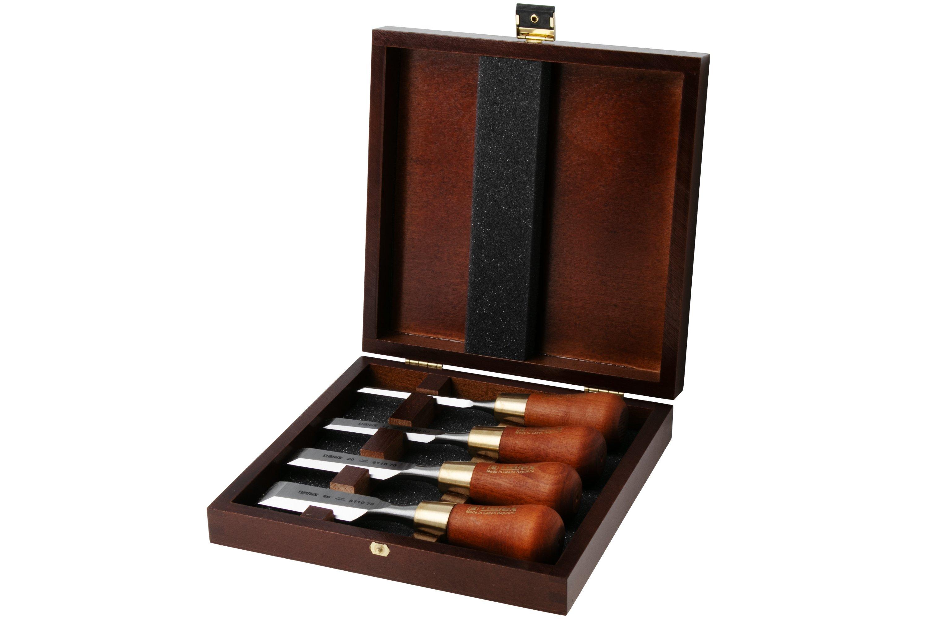 Narex Wood Line Plus Butt Chisel Set 853750, 6-12-20-26 mm, chisel set ...