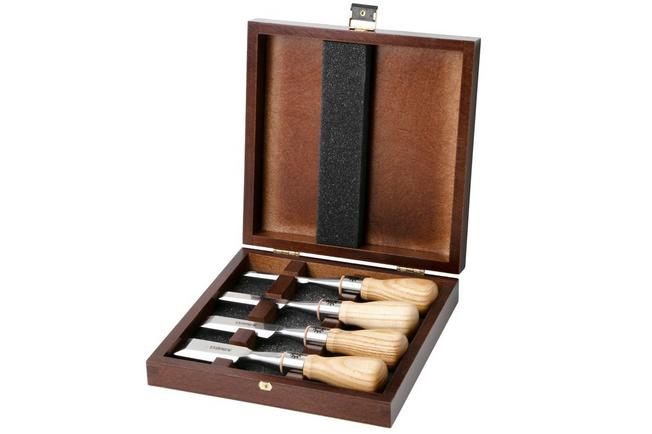 Afbeelding voor Narex Richter Premium Bevel Edge Butt Chisel Set 853800, beitelset 6-13-19-25 mm, 4-delig