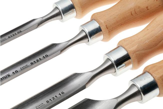 Afbeelding voor Narex Wood Line Profi Gouge Set 863510, gutsenset, 4-delig (8-10-16-26 mm)