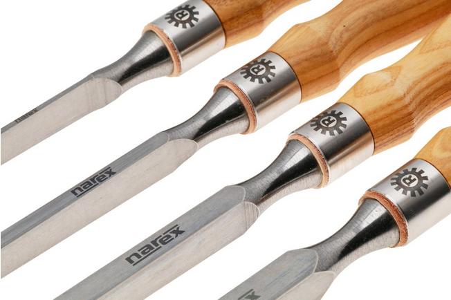 Afbeelding voor Narex Richter Premium Mortise Chisel Set 863900, schietbeitelset, 4-delig (3-6-9-12 mm)