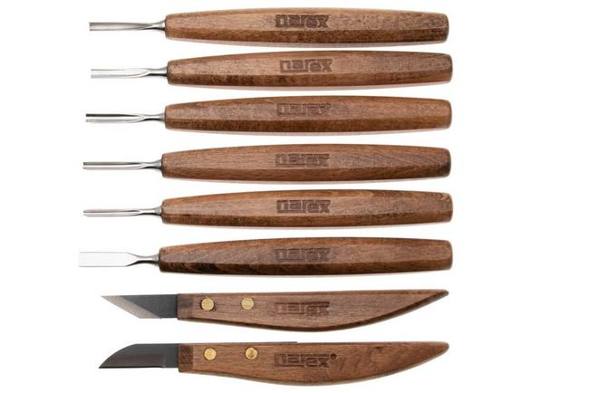 Bild für Narex Profi Detail Carving Set 869010, Hohlbeitel Set, 8-teilig