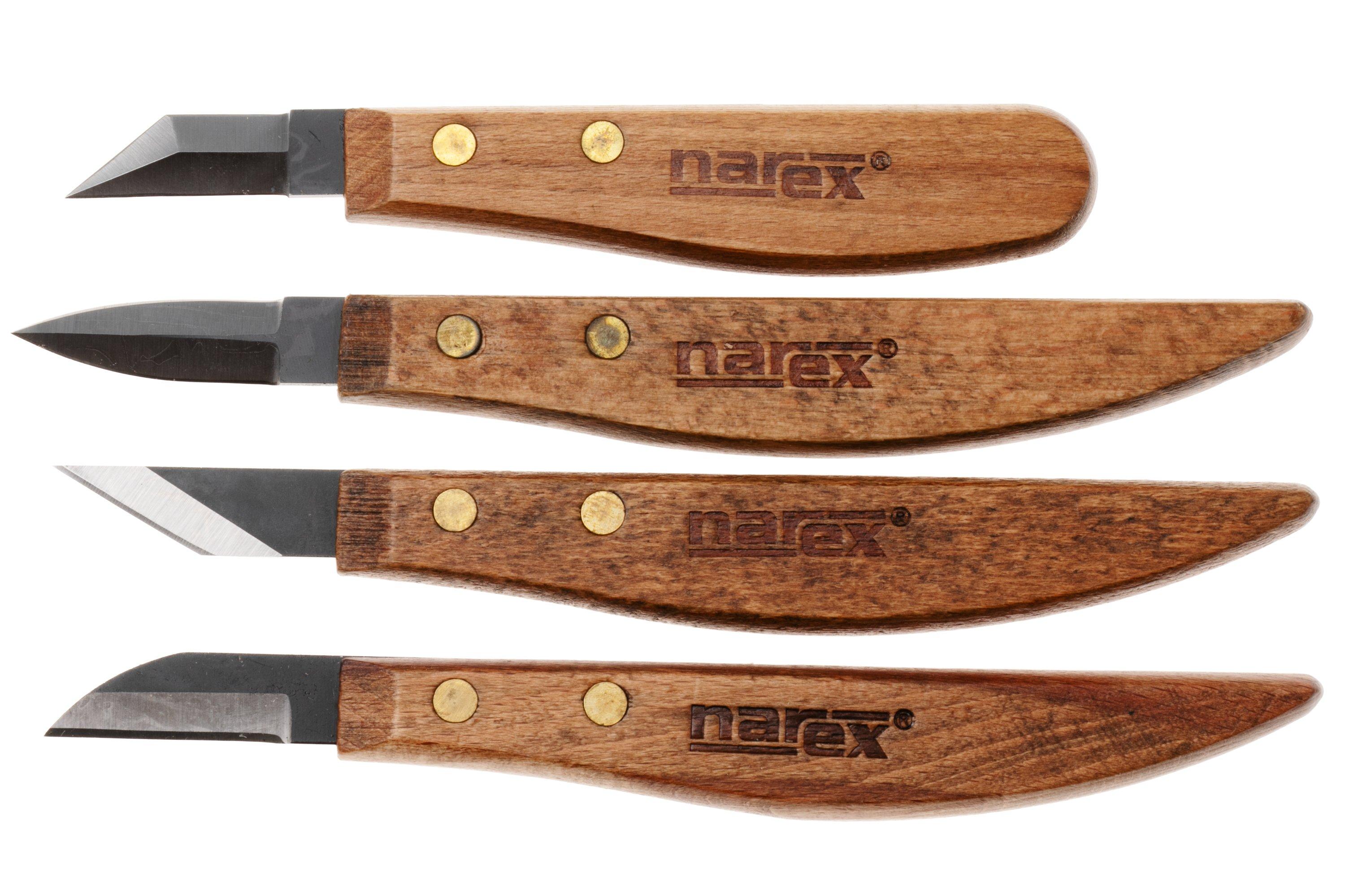Narex Profi Carving Set 869100, conjunto de talhar madeira, 4 unidades ...