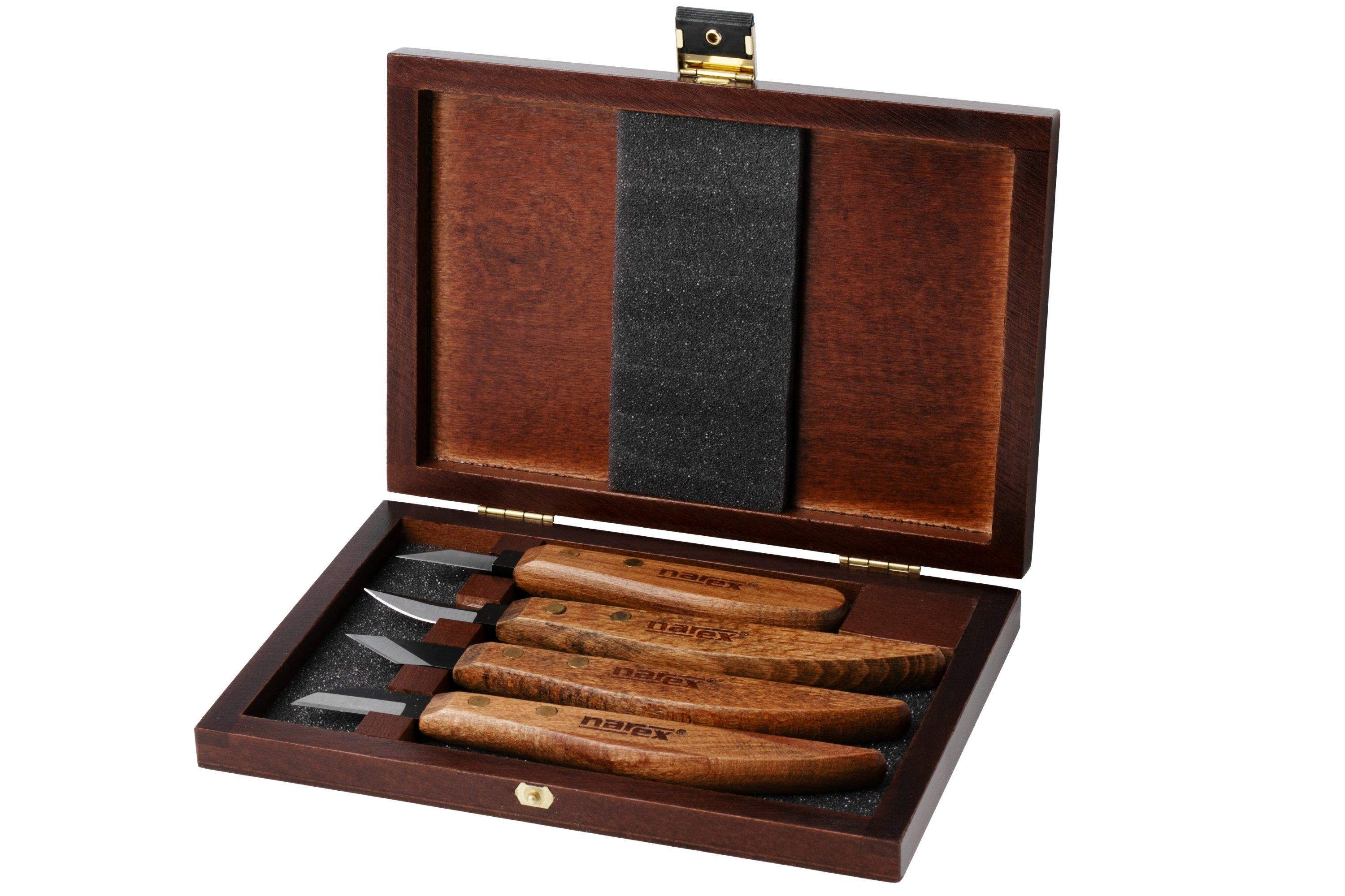 Narex Profi Carving Set 869100, conjunto de talhar madeira, 4 unidades ...