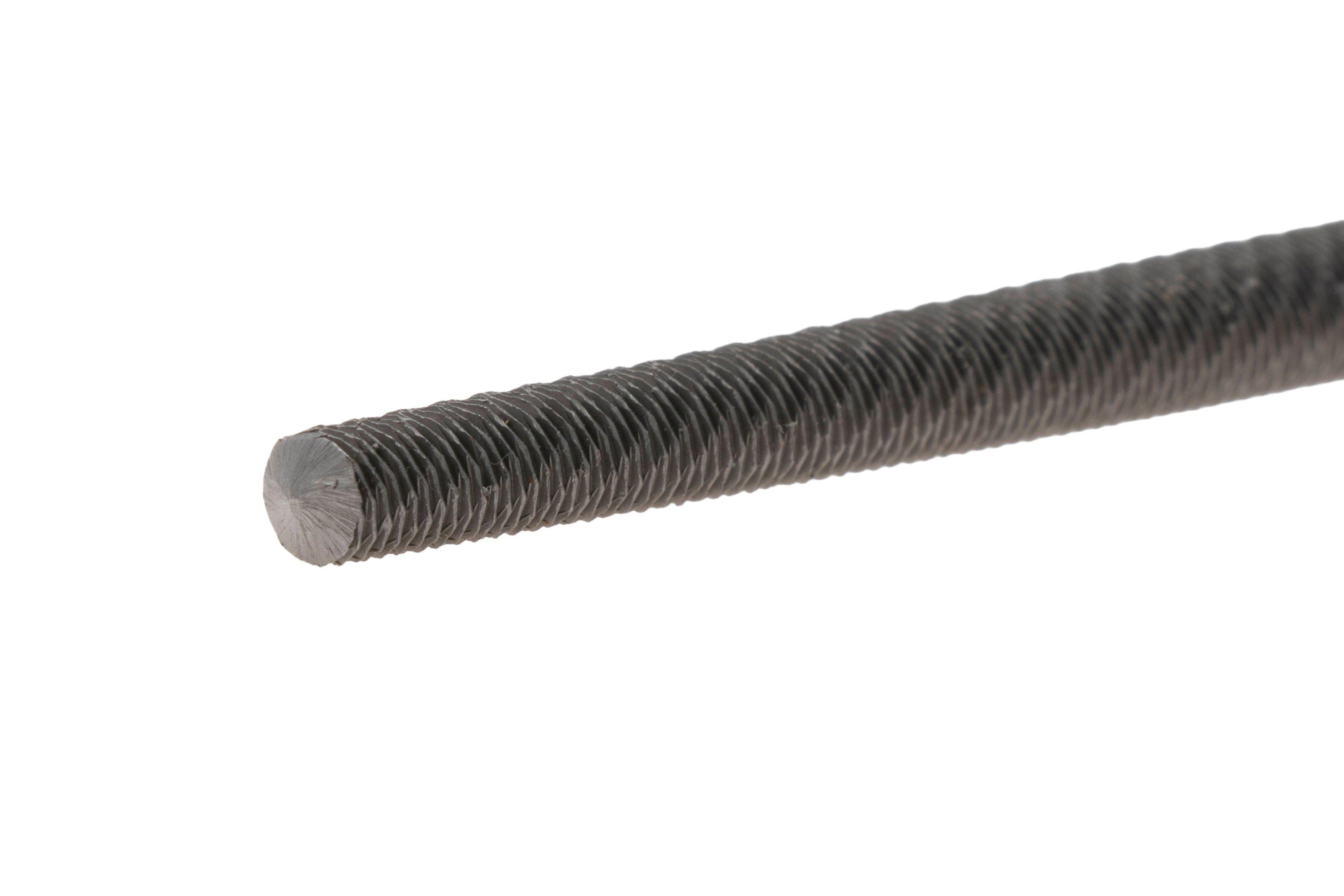 Lima Rotonda KOTARBAU 200mm | Utensile Da Officina Per Metallo | Taglio Medio (n.2) Con Manico In Legno | Fresa Grossa Per Fabbro E Hobbistica