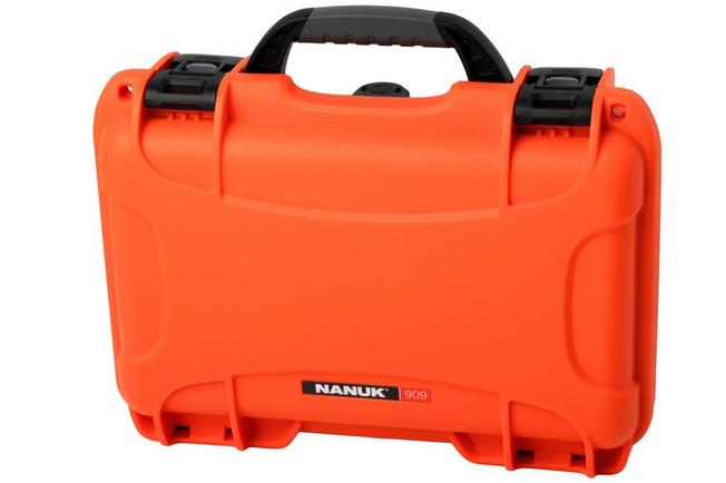 Afbeelding voor Nanuk 909 koffer met schuim voor 8 messen, oranje