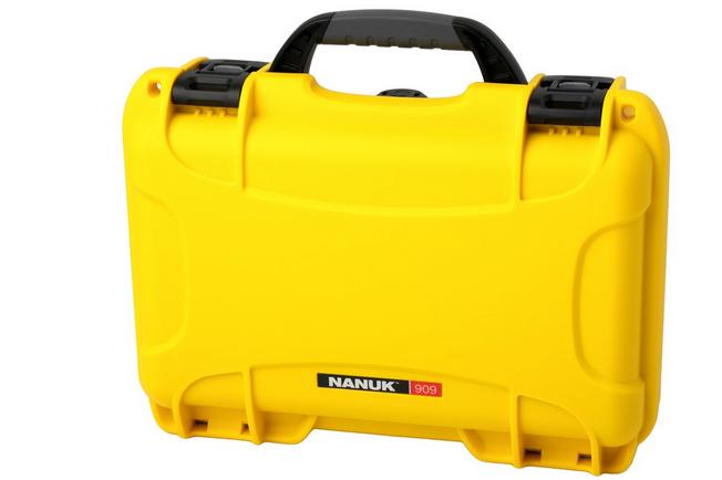Afbeelding voor Nanuk 909 koffer met schuim voor 8 messen, geel