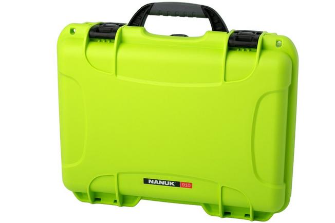Afbeelding voor Nanuk 910 koffer met schuim voor 10 horloges, limegroen