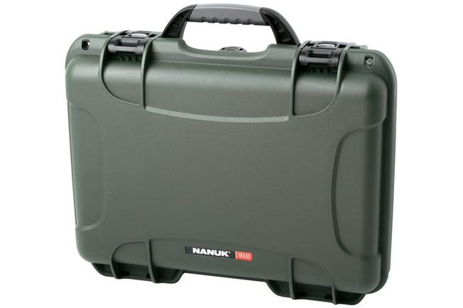 Afbeelding voor Nanuk 910 koffer met schuim voor 10 horloges, olijfgroen