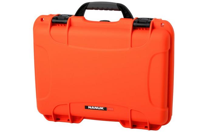 Afbeelding voor Nanuk 910 koffer met schuim voor 10 horloges, oranje