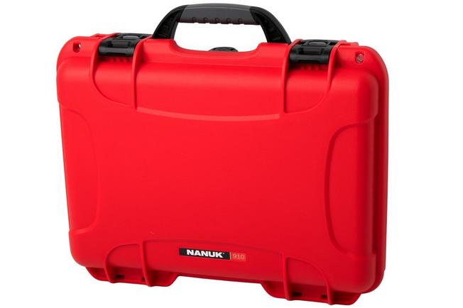 Afbeelding voor Nanuk 910 koffer met schuim voor 10 horloges, rood