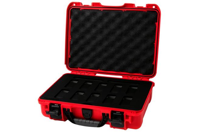 Afbeelding voor Nanuk 910 koffer met schuim voor 10 horloges, rood