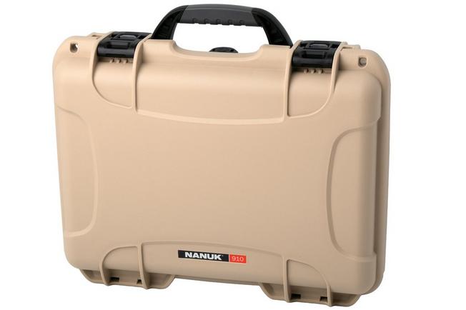 Afbeelding voor Nanuk 910 koffer met schuim voor 10 horloges, zand