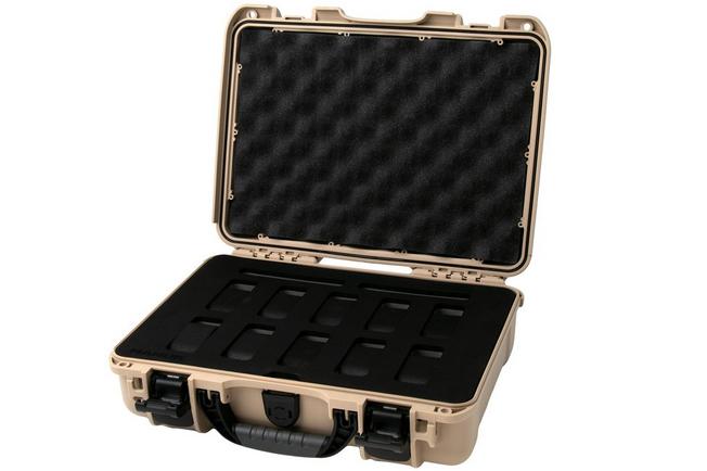 Afbeelding voor Nanuk 910 koffer met schuim voor 10 horloges, zand
