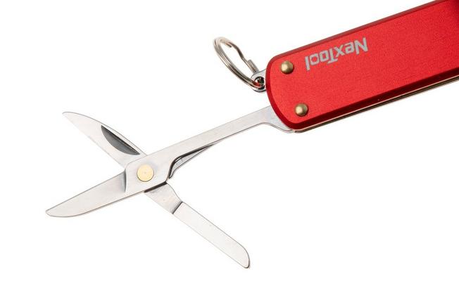 Afbeelding voor NexTool Mini Pocket Knife NE0142 Red Aluminum, multifunctioneel sleutelhanger zakmes 