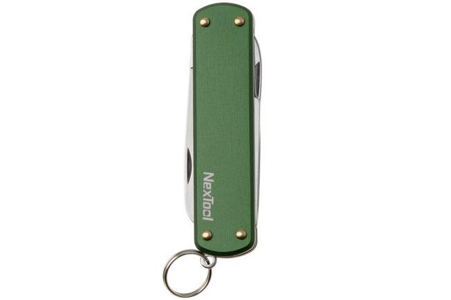 Afbeelding voor NexTool Mini Pocket Knife NE0143 Green Aluminum, multifunctioneel sleutelhanger zakmes