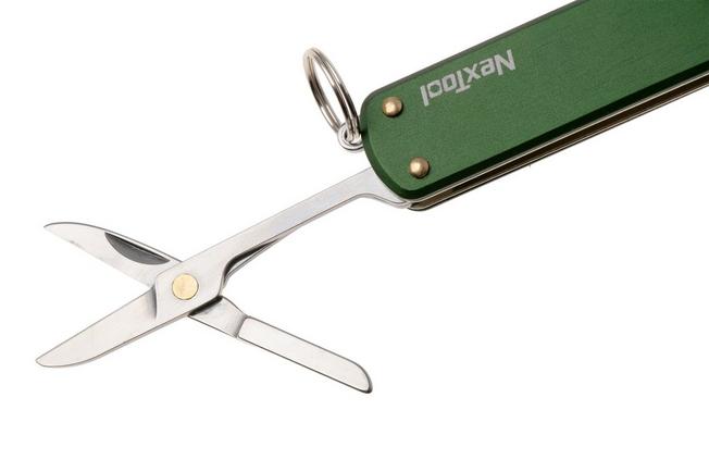 Afbeelding voor NexTool Mini Pocket Knife NE0143 Green Aluminum, multifunctioneel sleutelhanger zakmes