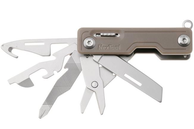 Afbeelding voor NexTool Multi Functional Knife NE20100 Khaki ABS, multifunctioneel zakmes