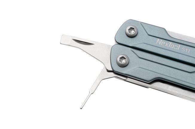 Afbeelding voor NexTool Mini Sailor S11 NE20156B Gray Blue Aluminum, sleutelhanger multitool