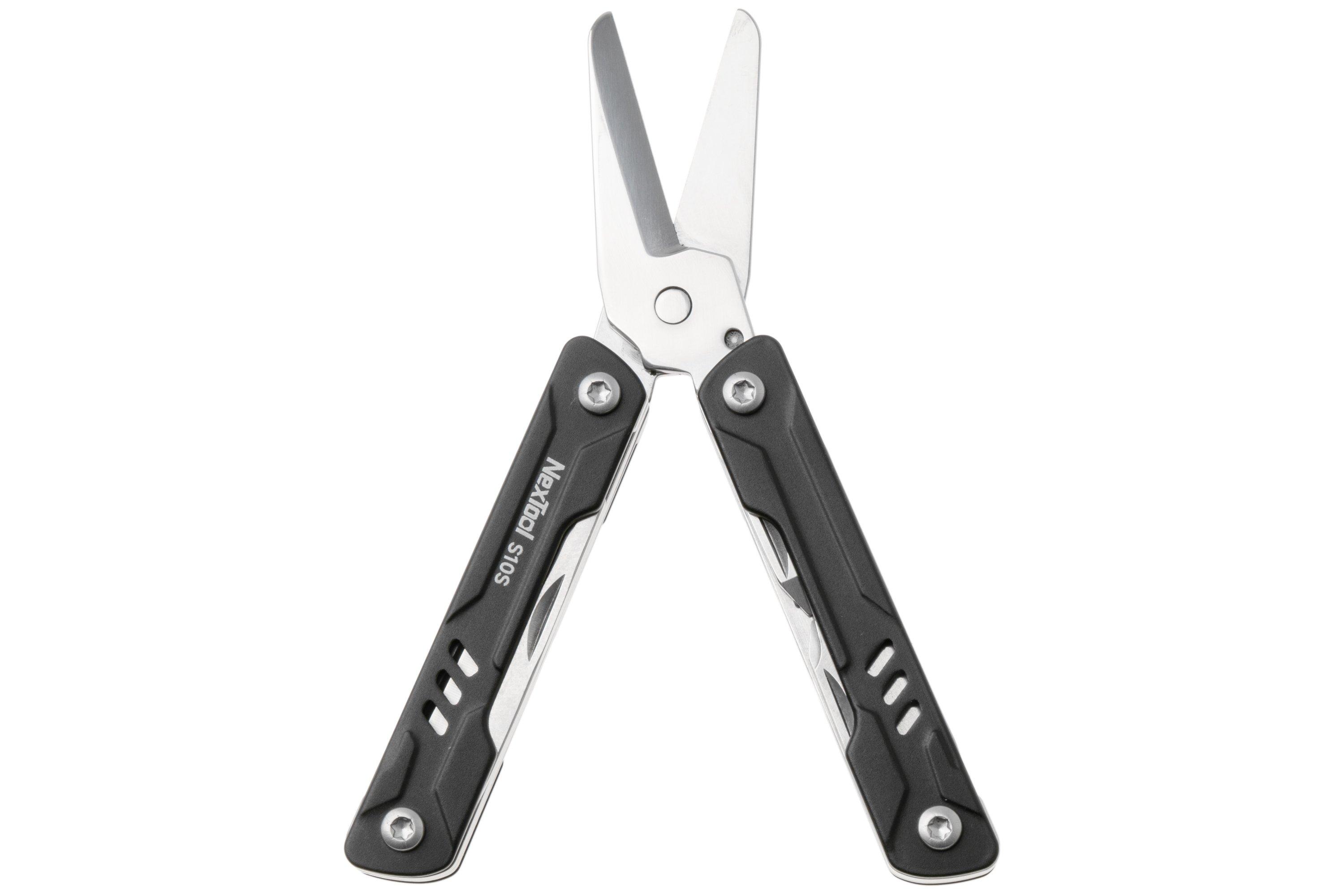 NexTool Mini Sailor Scissors Version NE20237A Black Aluminum, keychain ...