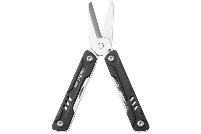 Afbeelding voor NexTool Mini Sailor Scissors Version NE20237A Black Aluminum, sleutelhanger multitool