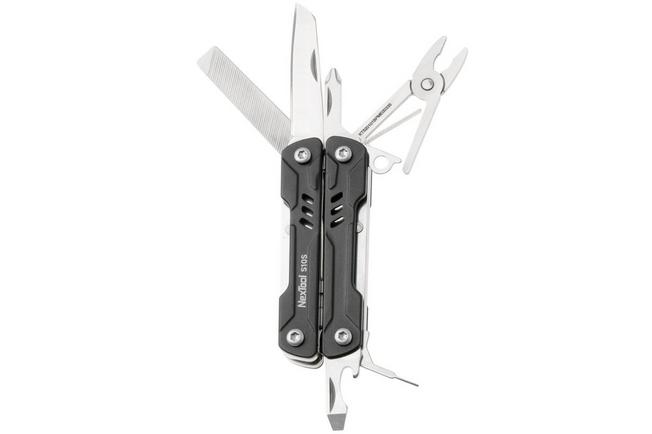 Afbeelding voor NexTool Mini Sailor Scissors Version NE20237A Black Aluminum, sleutelhanger multitool