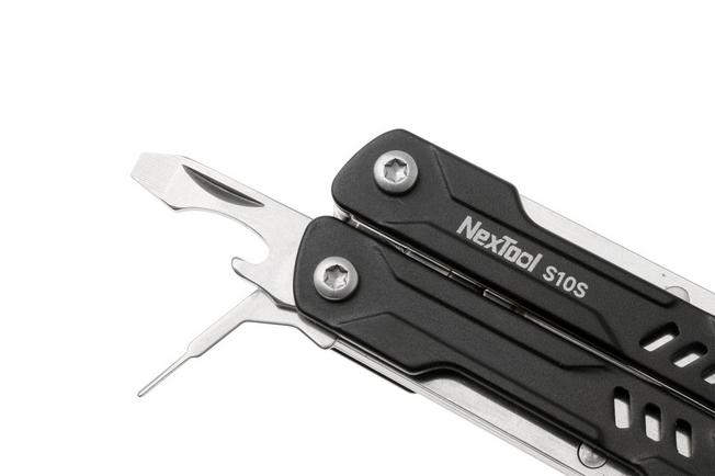 Afbeelding voor NexTool Mini Sailor Scissors Version NE20237A Black Aluminum, sleutelhanger multitool