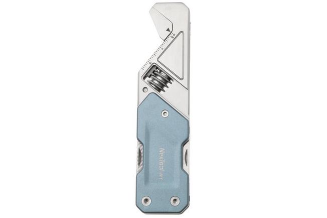 Afbeelding voor NexTool Light Wrench W1 NE20270 Gray Blue Aluminum, multifunctionele moersleutel met bit-kit