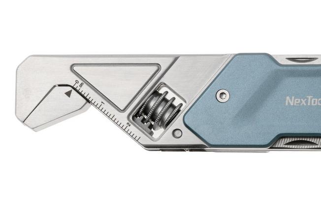 Afbeelding voor NexTool Light Wrench W1 NE20270 Gray Blue Aluminum, multifunctionele moersleutel met bit-kit