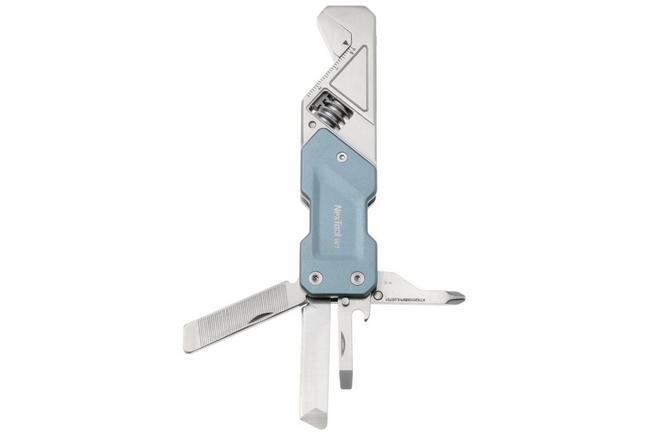 Afbeelding voor NexTool Light Wrench W1 NE20270 Gray Blue Aluminum, multifunctionele moersleutel met bit-kit