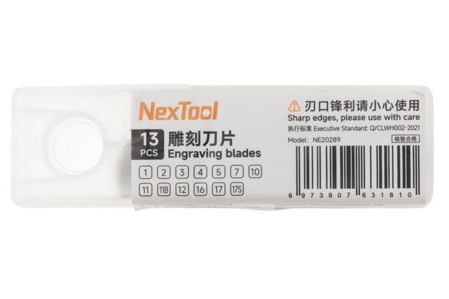 Afbeelding voor NexTool Pocket Tool E1 Carving Replacement Blades NE20289 mesjes voor hobby- en leerbewerking, 13 stuks