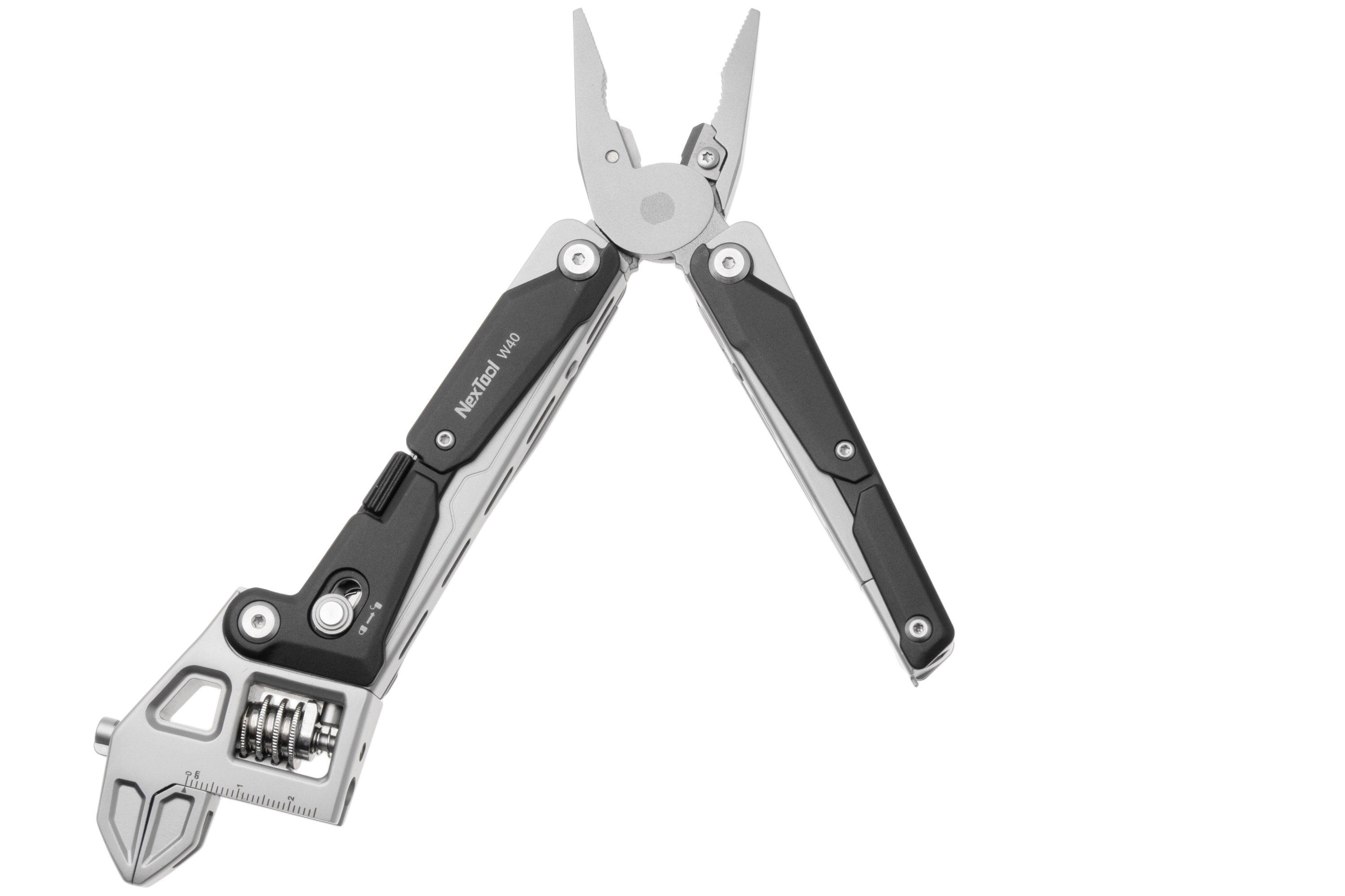 NexTool Adjustable Wrench W4 NE20362A Black Aluminum, multi-tool con ...