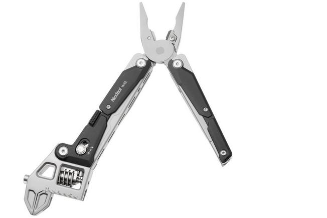 Afbeelding voor NexTool Adjustable Wrench W4 NE20362A Black Aluminum, multitool met moersleutel