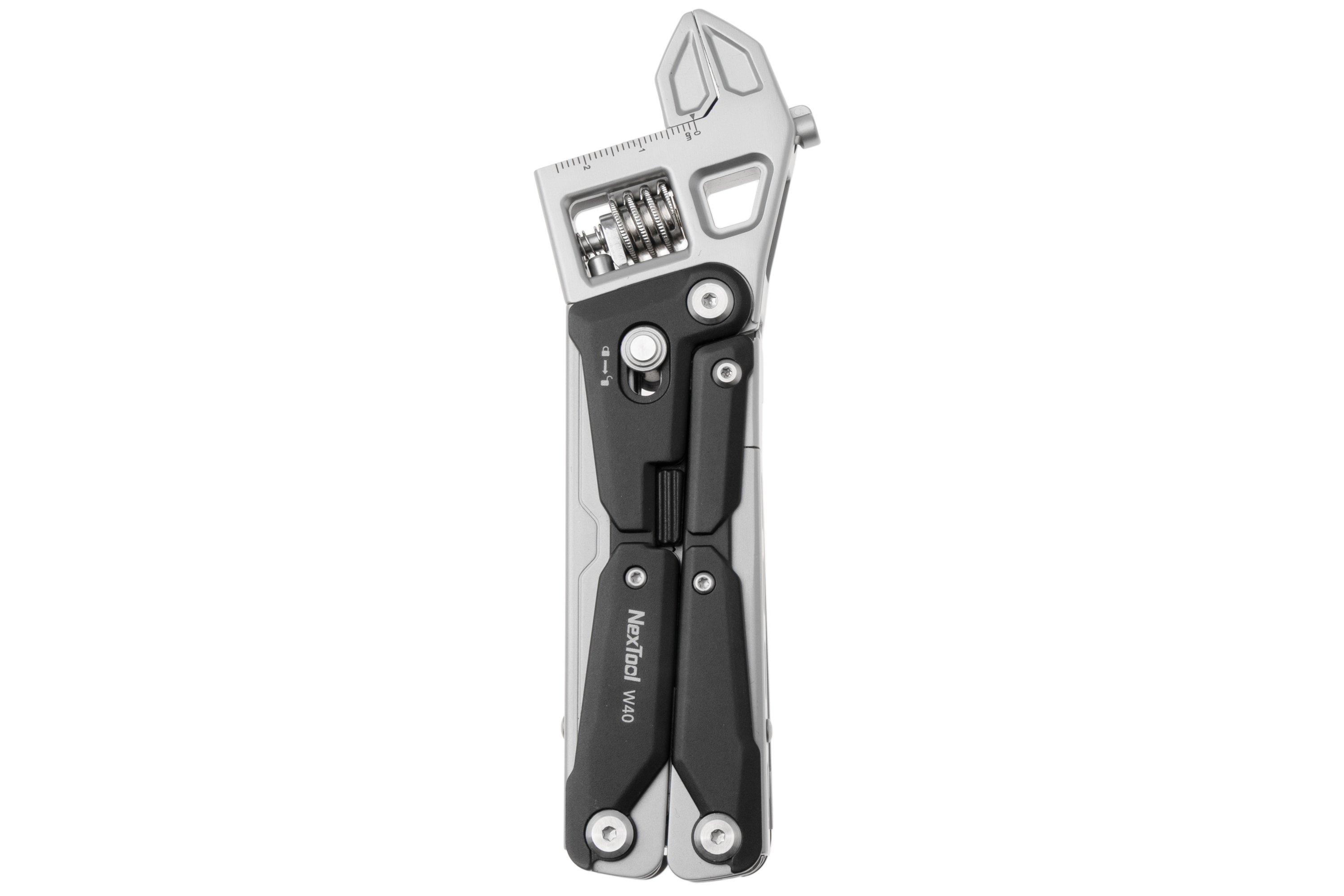 NexTool Adjustable Wrench W4 NE20362A Black Aluminum, multi-tool with ...