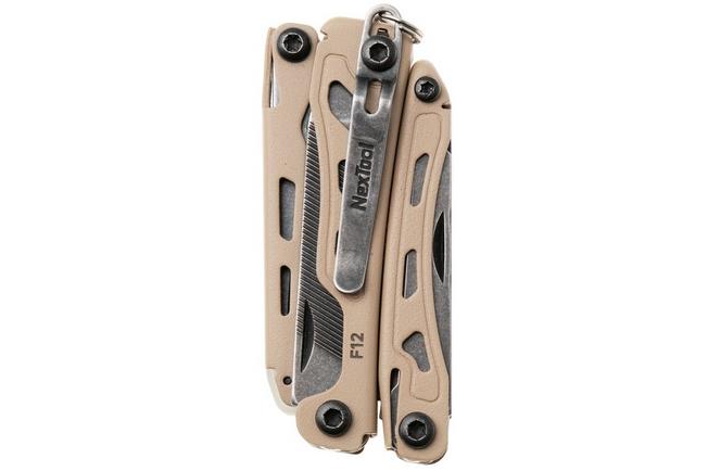 Afbeelding voor NexTool Mini Flagship F12 NE20410F Khaki Stainless Steel, multitool