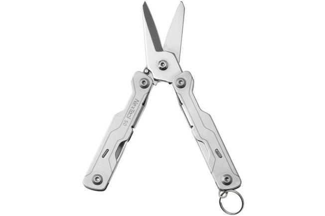 Afbeelding voor NexTool Micro Sailor Scissors S0 NE20417 Silver Stainless Steel, sleutelhanger multitool