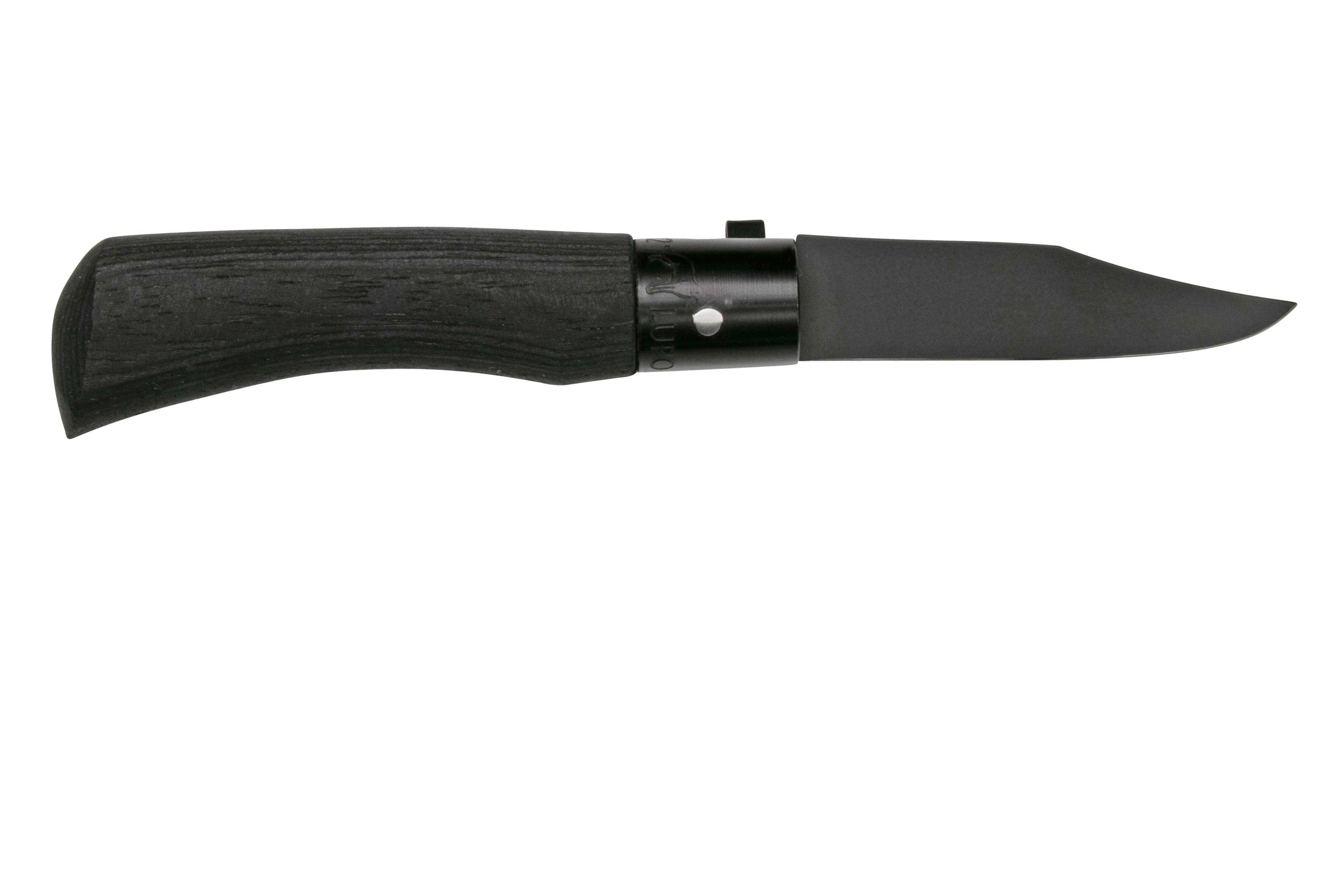 OLD BEAR 311.XL Taschenmesser Total Black - XL Größe, 420 Stahl, PTFE-Beschichtung, Schwarzes Holz