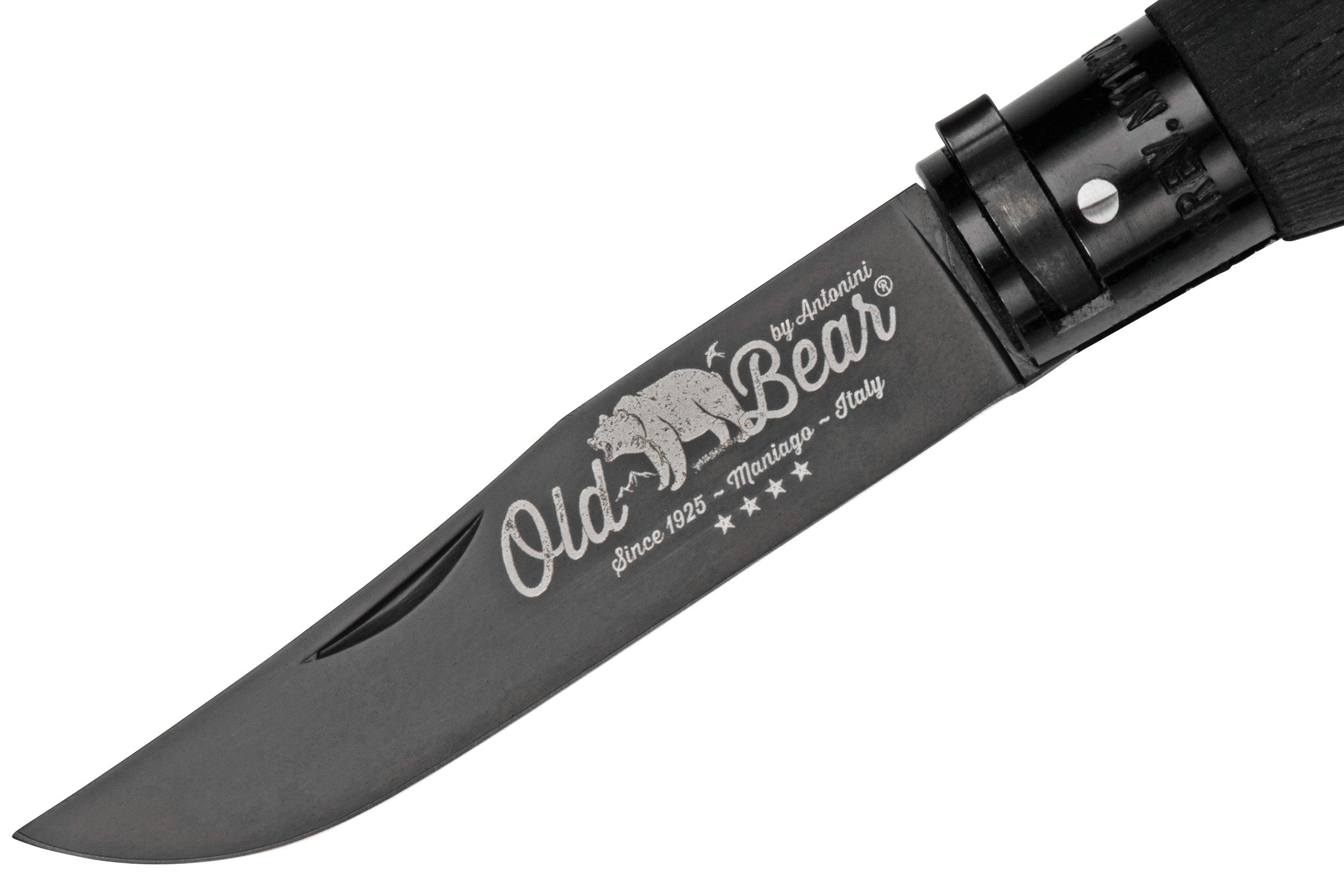 Old Bear Classical Total Black L 9303-21-MNN pocket knife ...